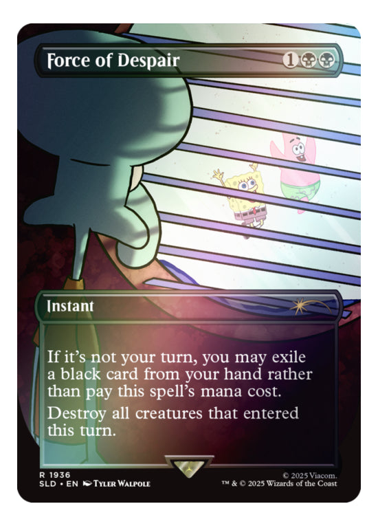 Mtg: Secret Lair - Bob Esponja - Internet Sensation [foil] - Inglés