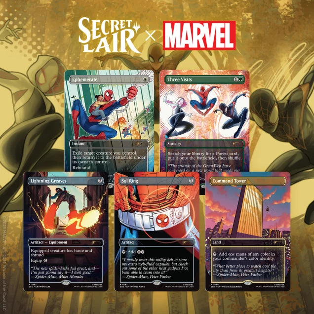 MTG Secret Lair x Spider-Man: Heroic Deeds