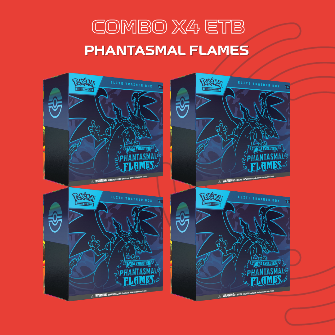 COMBO: x4 ETB Phantasmal Flames