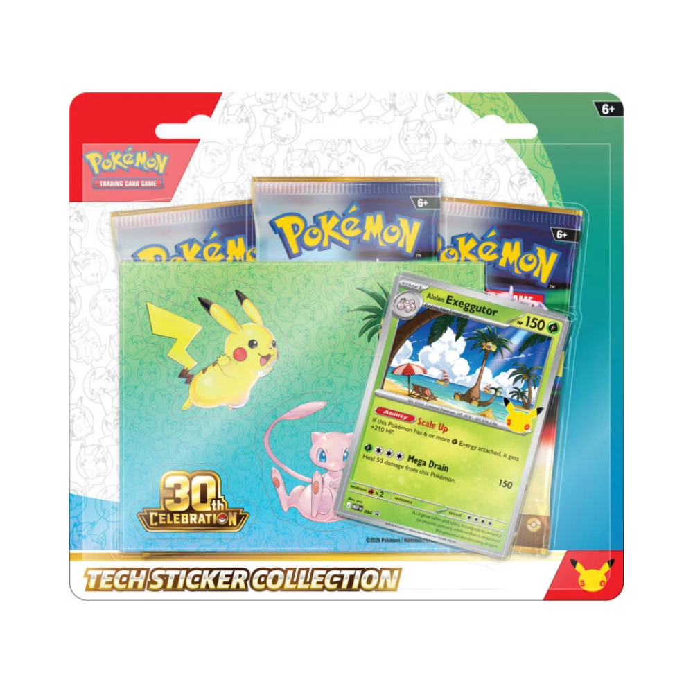 (PREVENTA) Pokémon TCG - 30th Celebration Tech Sticker Collection PAR (LIMITADO A 1 - LEER DESCRIPCIÓN)