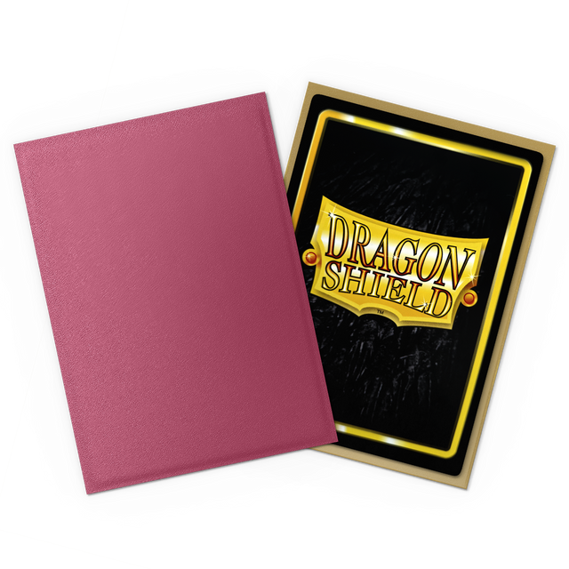 Mica Standard Dual Matte - Dragon Shield - Pomegranate/Gold