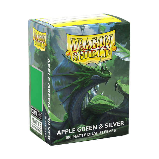 Mica Standard Dual Matte - Dragon Shield - Apple Green & Silver