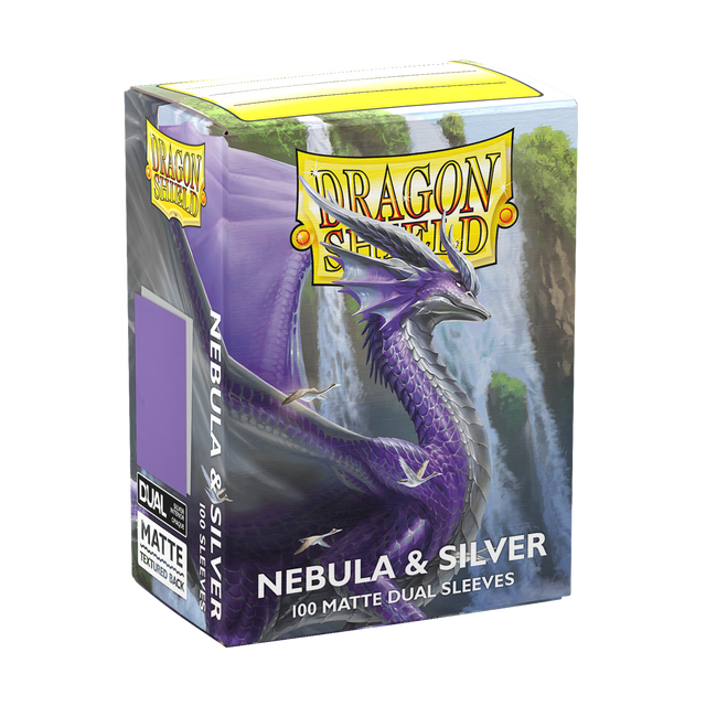 Mica Standard Dual Matte - Dragon Shield - Nebula & Silver