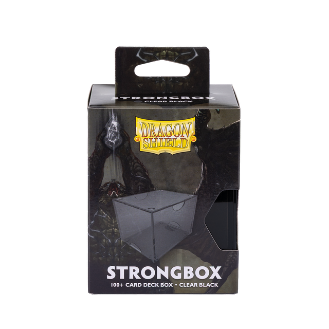 Dragon Shield - Deckbox - 100+ Strongbox - Clear Black