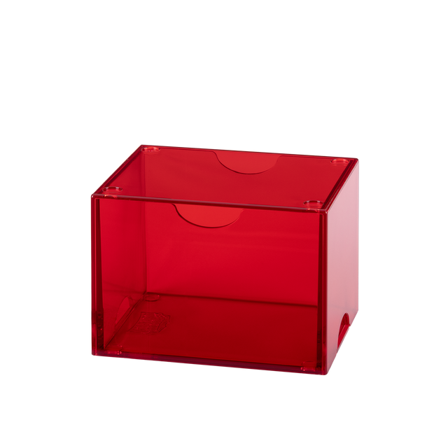 Dragon Shield - Deckbox - 100+ Strongbox - Clear Red