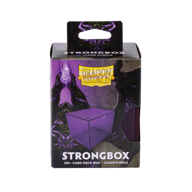 Dragon Shield - Deckbox - 100+ Strongbox - Clear Purple