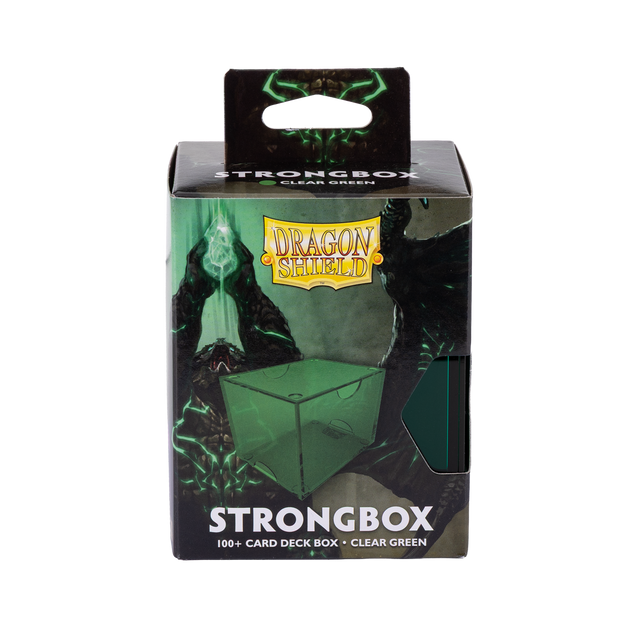 Dragon Shield - Deckbox - 100+ Strongbox - Clear Green