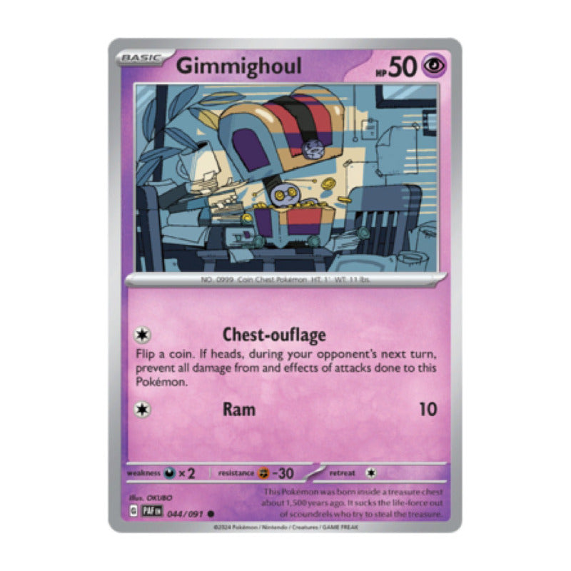 Paldean Fates - 044/091 - Gimmighoul