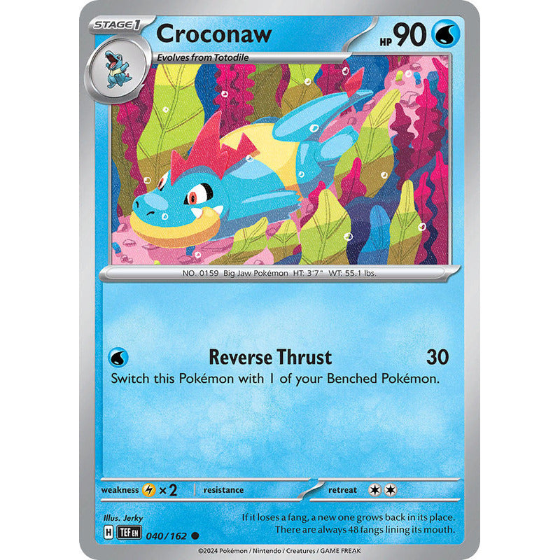 Temporal Forces - 040/162 - Croconaw (reverse)