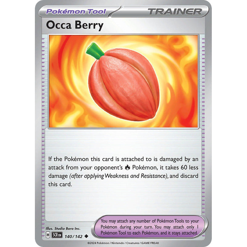 Pokémon Tcg: Stellar Crown - 140/142 - Occa Berry [reverse]