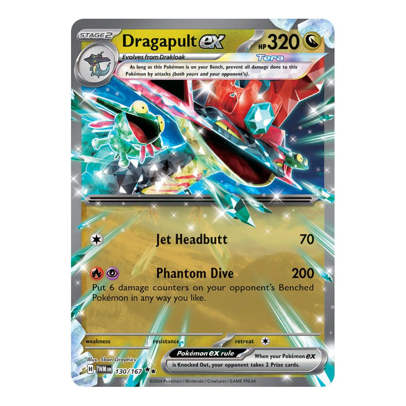 Pokémon Tcg: Twilight Masq - 130/167 - Dragapult Ex