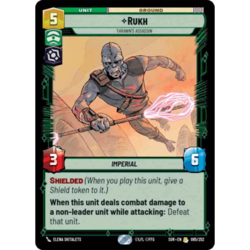 Star Wars Tcg: Sor - 085/268 - Rukh [foil]