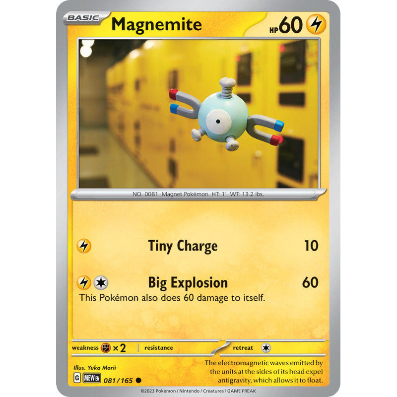 Pokémon Tcg: 151 - 081/165 - Magnemite