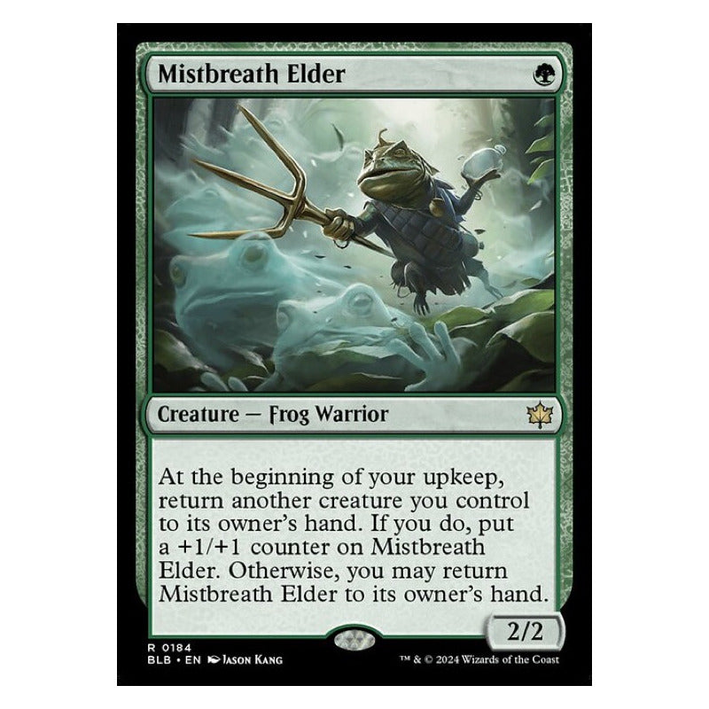 Mtg: Bloomburrow - 184 - Mistbreath Elder [foil]