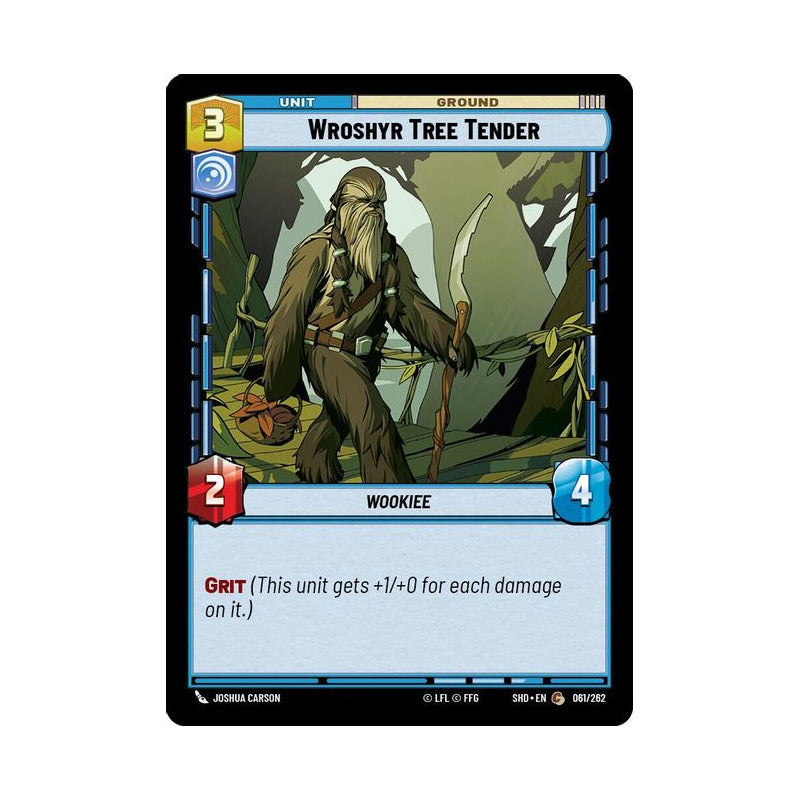 Star Wars Tcg: Sotg - 061/262 - Wroshyr Tree Tender [foil]