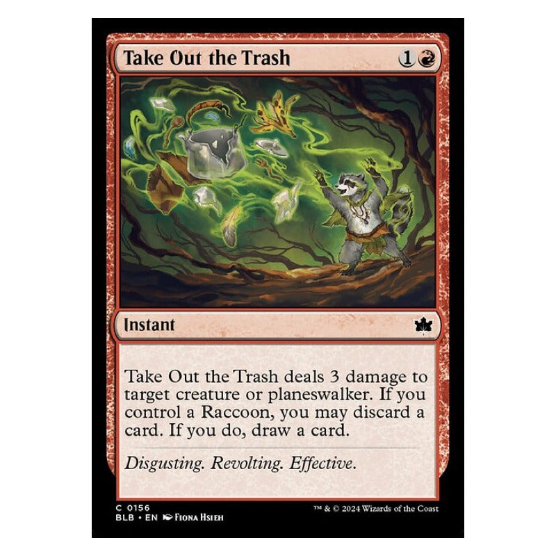 Mtg: Bloomburrow - 156 - Take Out The Trash [foil]