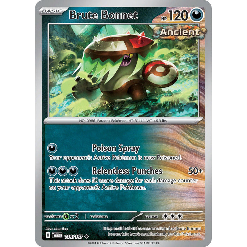 Pokémon Tcg: Twilight Masq - 118/167 - Brute Bonnet