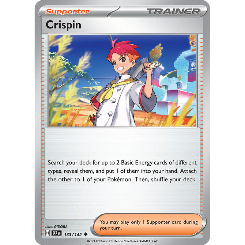 Pokémon Tcg: Stellar Crown - 133/142 - Crispin [reverse]