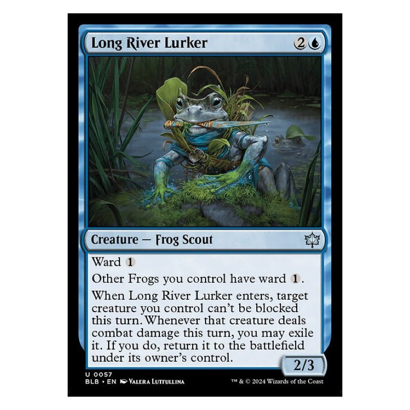 Mtg: Bloomburrow - 057 - Long River Lurker [foil]