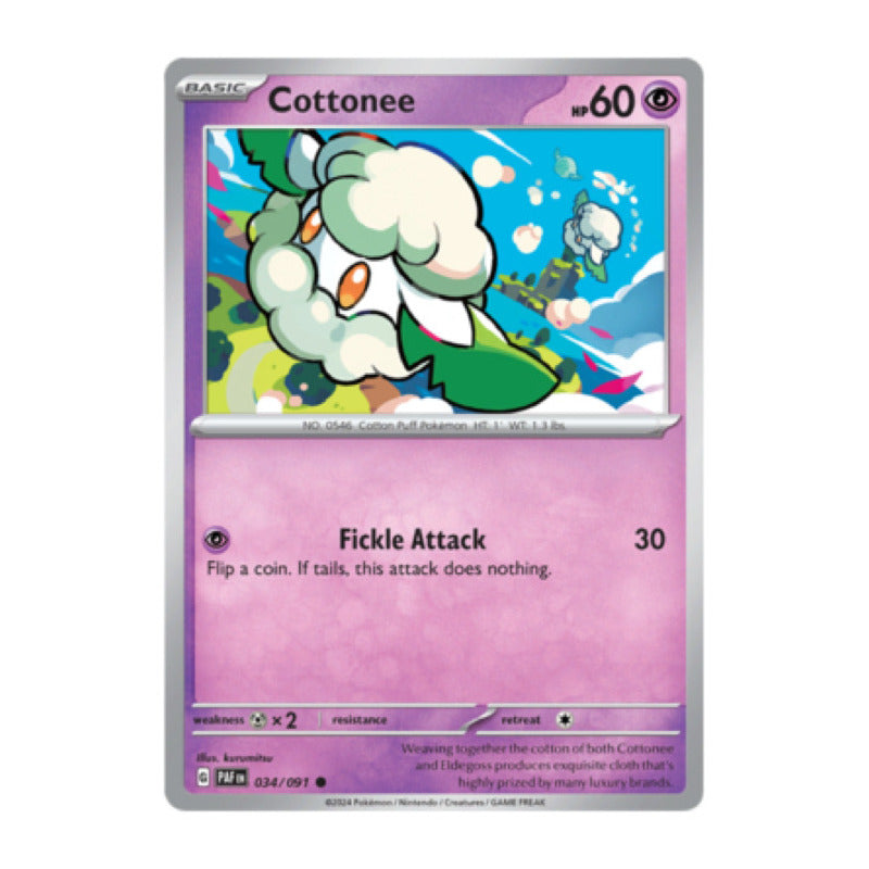 Paldean Fates - 034/091 - Cottonee