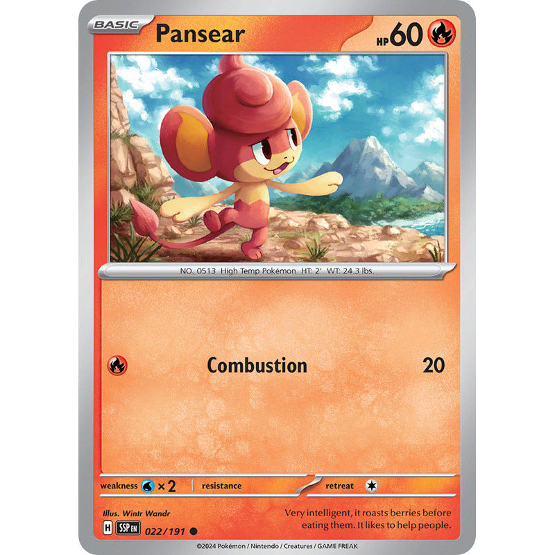 Pokémon Tcg: Surging Sparks - 022/191 - Pansear