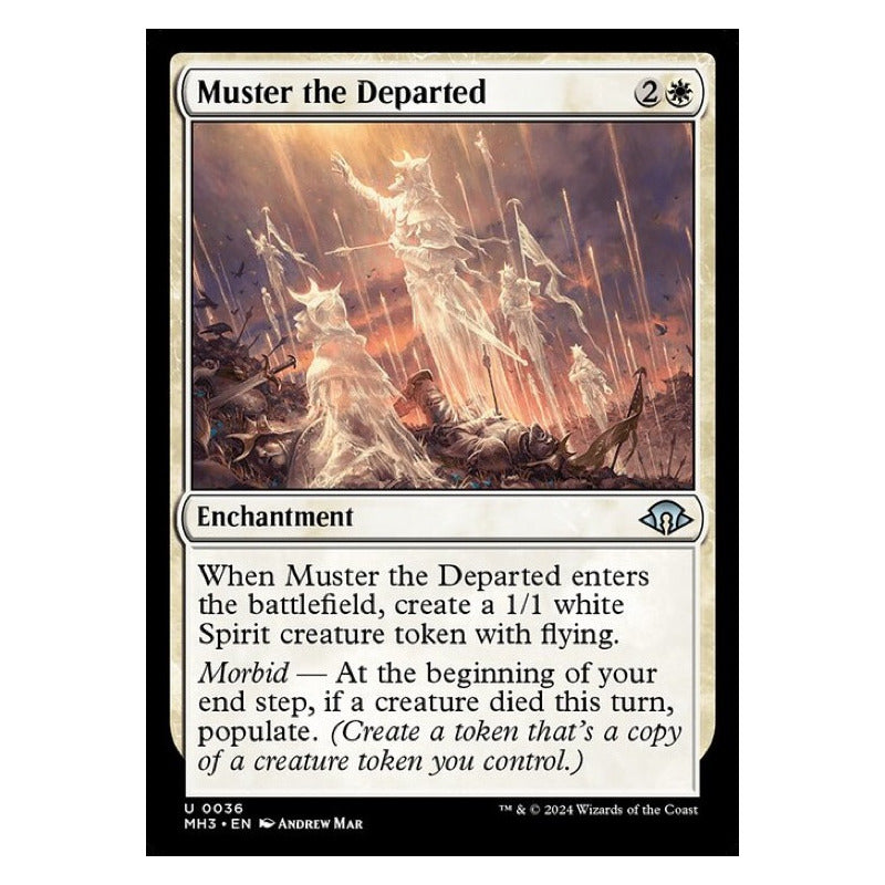 Mtg: Mh3 - 036 - Muster The Departed [foil]