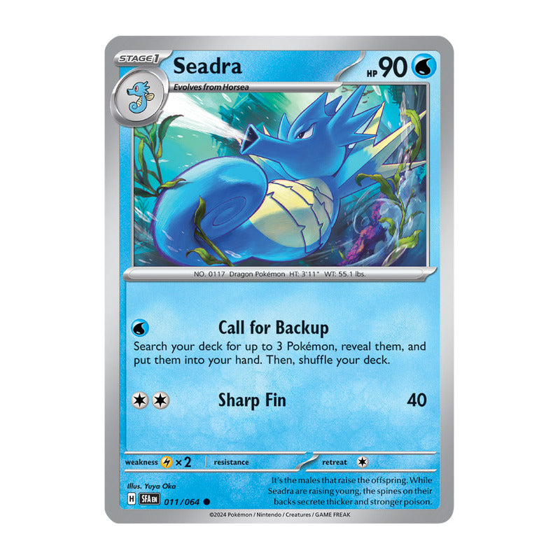 Pokémon Tcg: Shrouded Fab - 011/064 - Seadra [reverse]