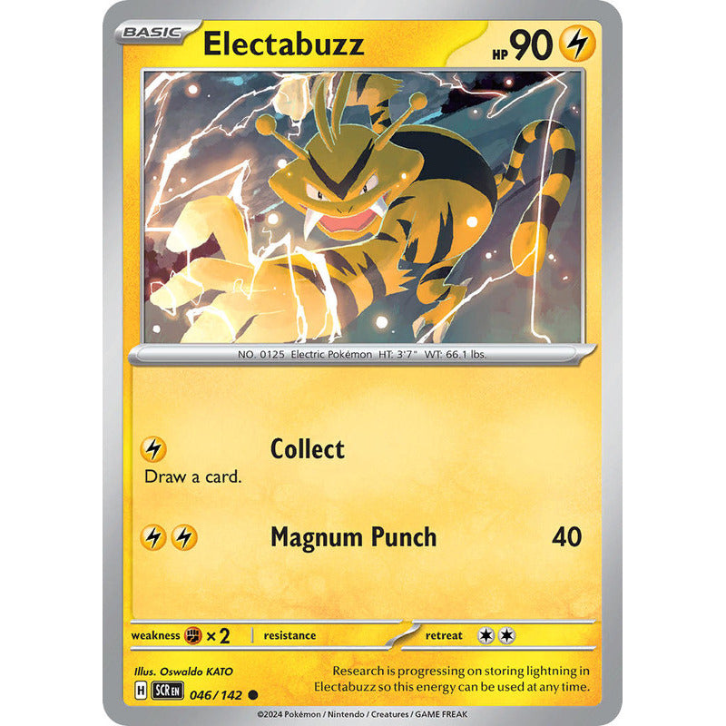 Pokémon Tcg: Stellar Crown - 046/142 - Electabuzz [reverse]