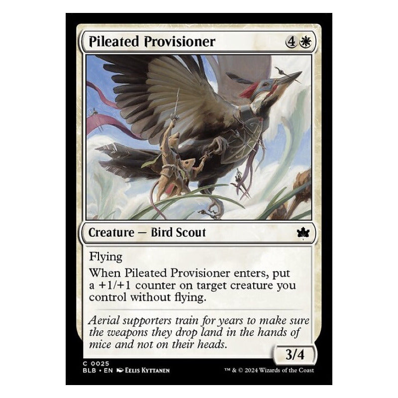 Mtg: Bloomburrow - 025 - Pileated Provisioner [foil]