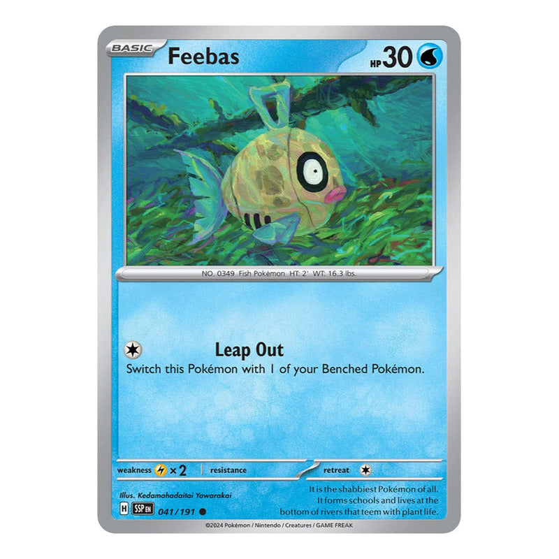 Pokémon Tcg: Surging Sparks - 041/191 - Feebas