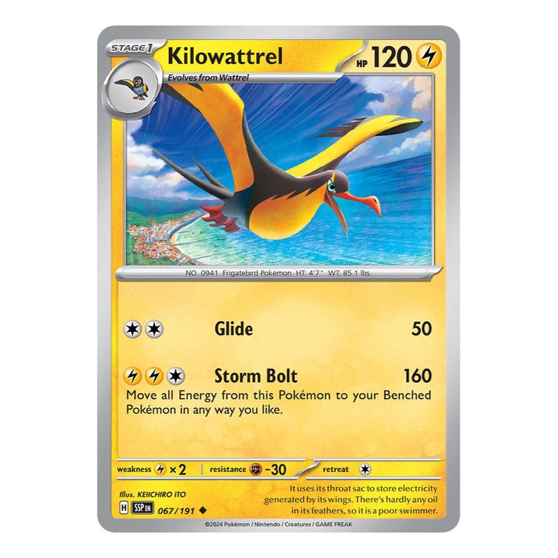 Pokémon Tcg: Surging Sparks - 067/191 - Kilowattre [reverse]