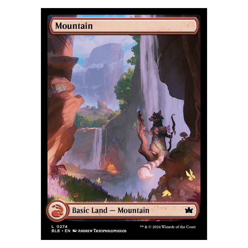 Mtg: Bloomburrow - 274 - Mountain [foil]