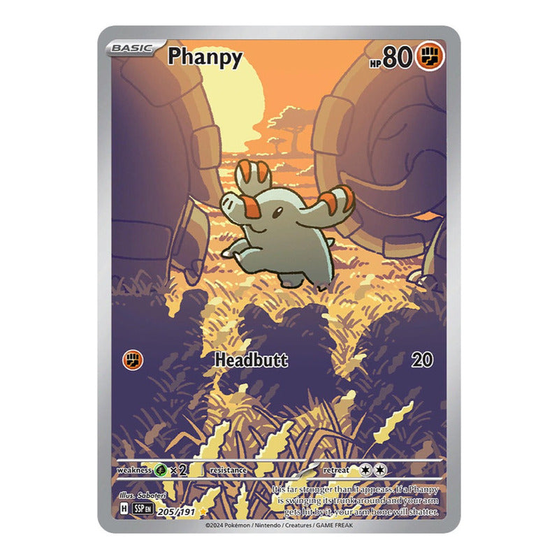 Pokémon Tcg: Surging Sparks - 205/191 - Phanpy