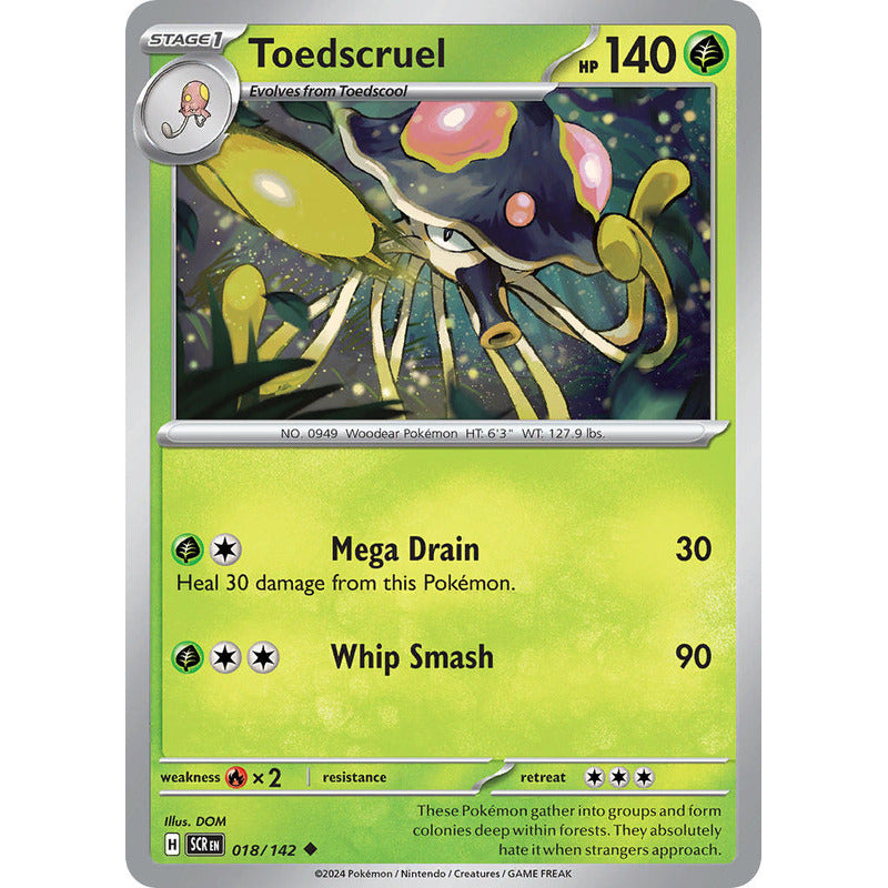 Pokémon Tcg: Stellar Crown - 018/142 - Toedscruel [reverse]