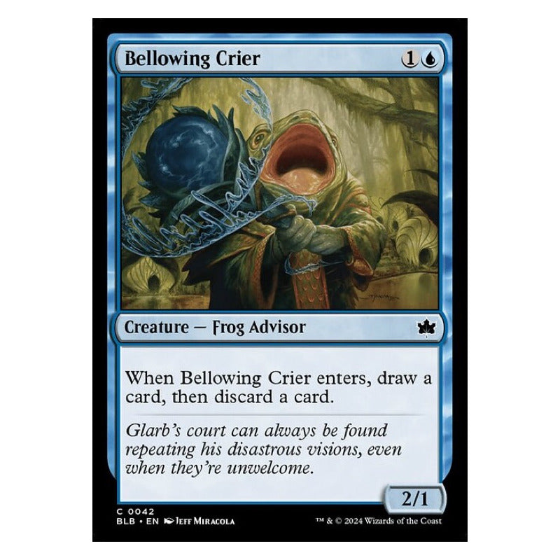 Mtg: Bloomburrow - 042 - Bellowing Crier [foil]