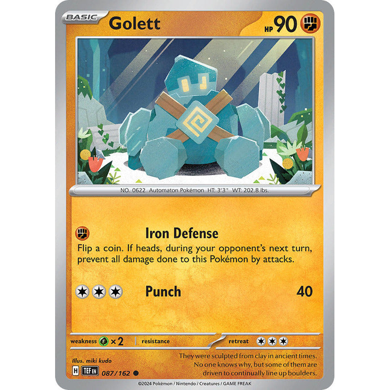 Temporal Forces - 087/162 - Golett (reverse)