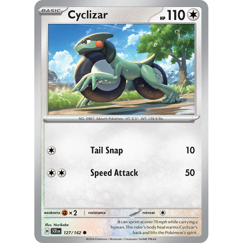 Pokémon Tcg: Stellar Crown - 127/142 - Cyclizar [reverse]