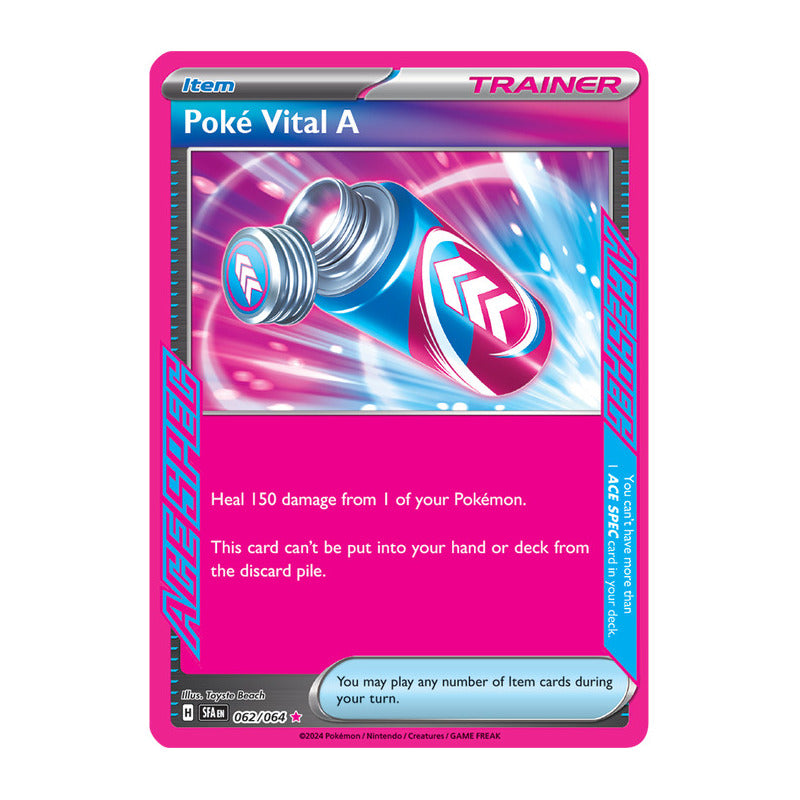 Pokémon Tcg: Shrouded Fab - 062/064 - Poké Vital A