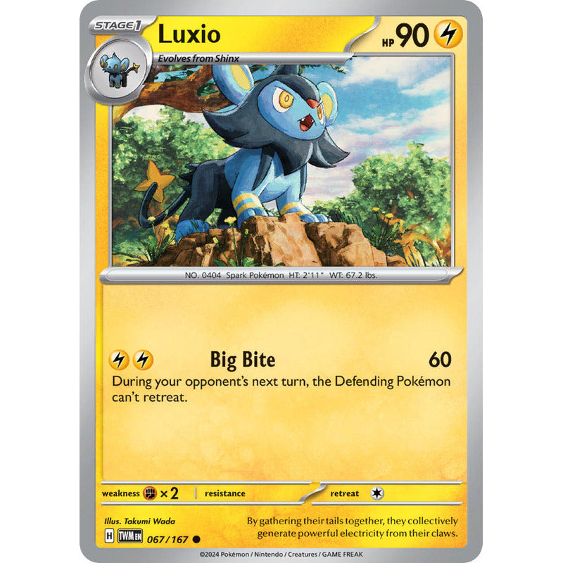 Pokémon Tcg: Twilight Masq - 067/167 - Luxio [reverse]