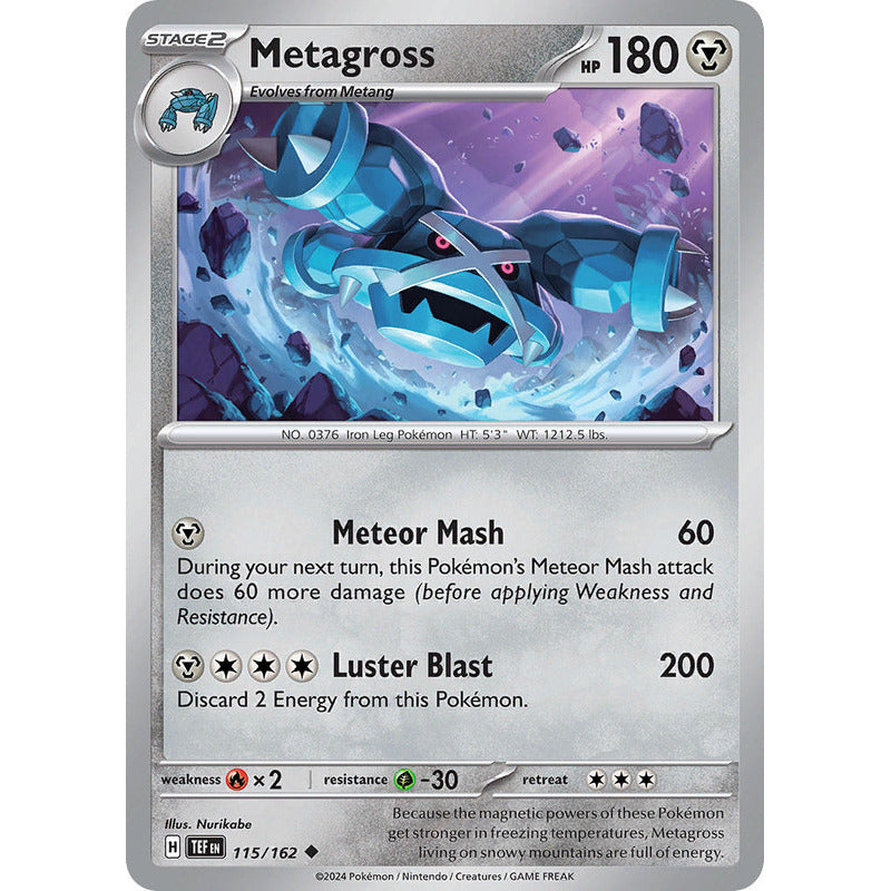 Temporal Forces - 115/162 - Metagross (reverse)