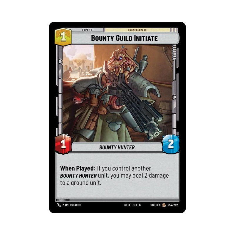 Star Wars Tcg: Sotg - 254/262 - Bounty Guild Initiate [foil]