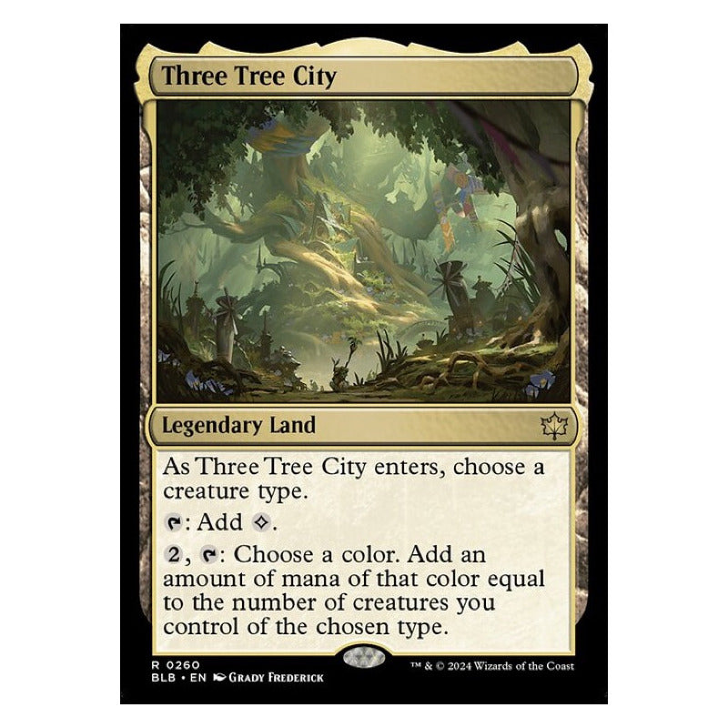 Mtg: Bloomburrow - 260 - Three Tree City [foil]