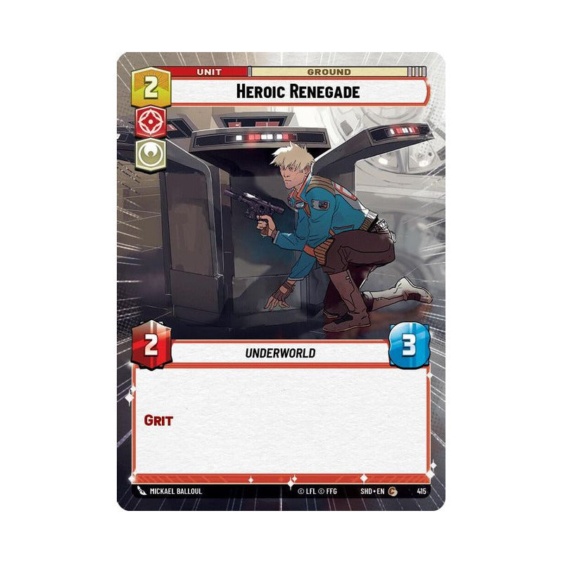 Star Wars Tcg: Sotg - 415 - Heroic Renegad [hyperspace Foil]