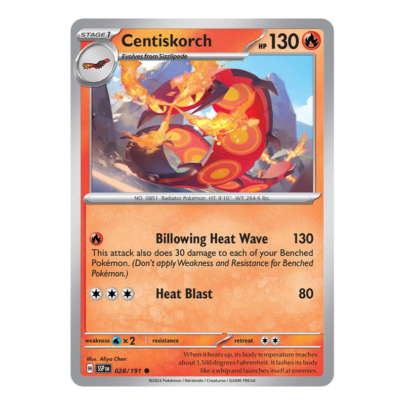 Pokémon Tcg: Surging Sparks - 028/191 - Centiskorch