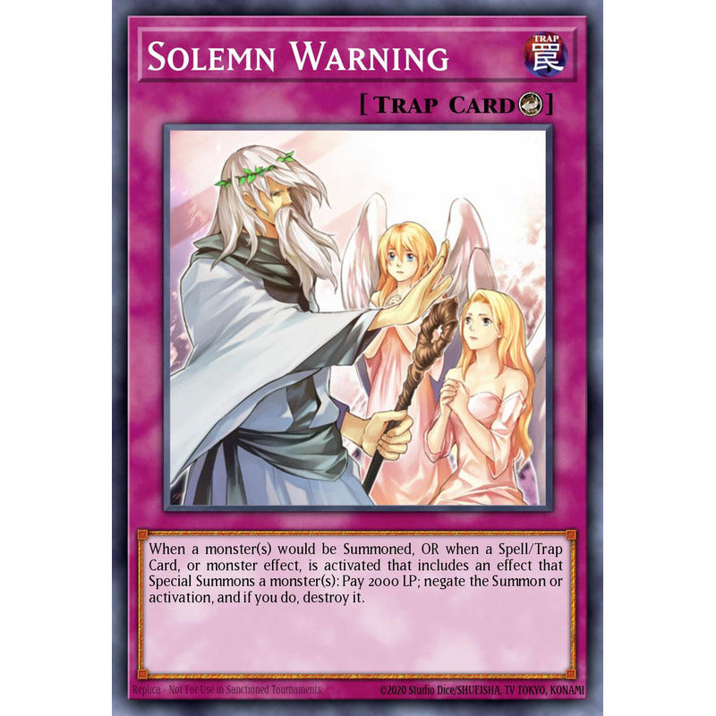 Yugioh: Rarity 2 - Ra02-en078 Solemn Warning [ur]