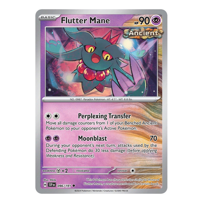 Pokémon Tcg: Surging Sparks - 096/191 - Flutter Mane