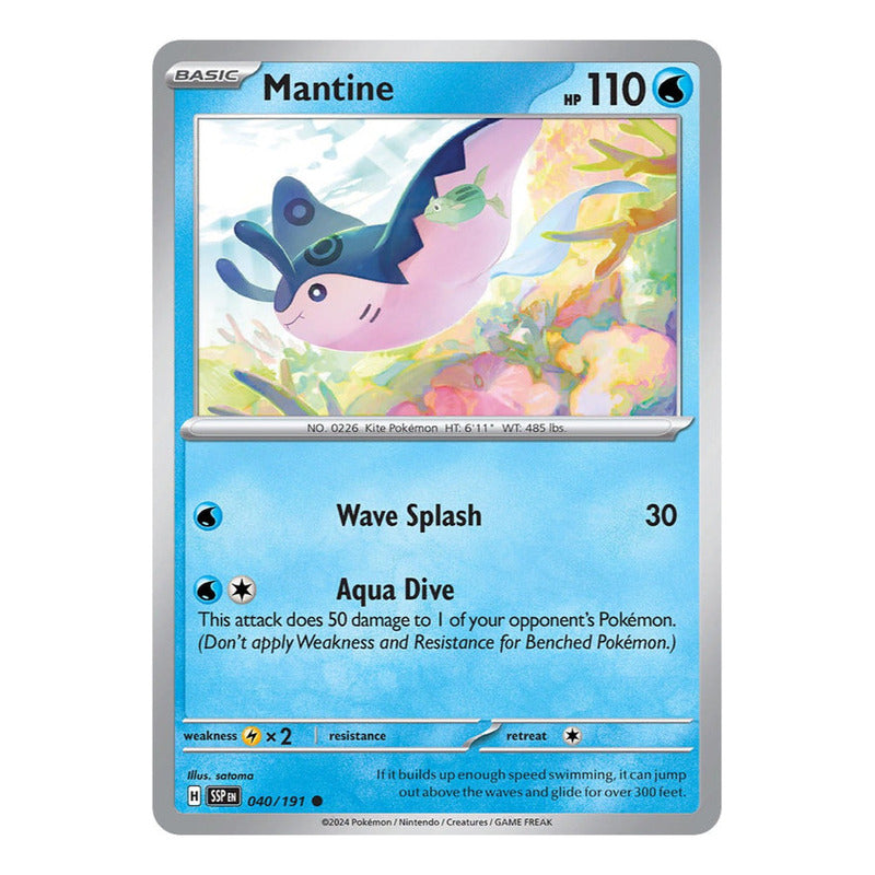 Pokémon Tcg: Surging Sparks - 040/191 - Mantine