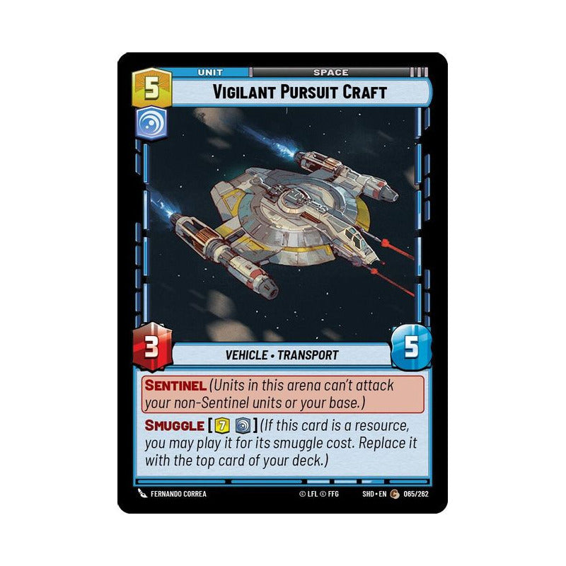 Star Wars Tcg: Sotg - 065/262 - Vigilant Pursuit Craf [foil]