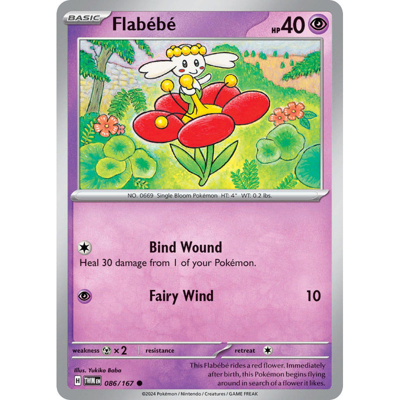 Pokémon Tcg: Twilight Masq - 086/167 - Flabébé [reverse]