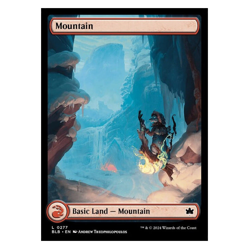 Mtg: Bloomburrow - 277 - Mountain [foil]